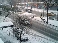 New York's First Snow, Harlem shot 1