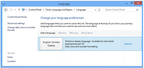 Dodavanje srpskih slova, Windows 8, Control Panel Windows 8 dodavanje srpskih slova